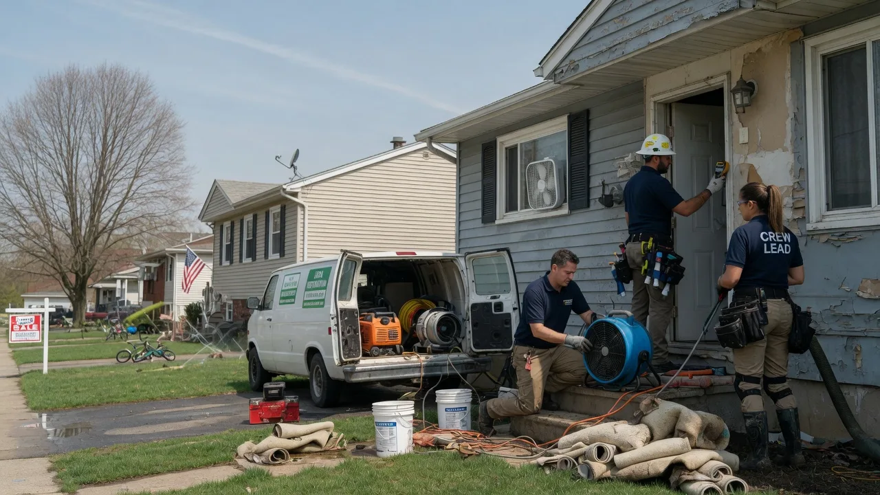 Flood Cleanup in Novi, MI near me
