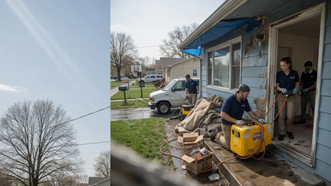 Basement Flood Cleanup in Novi, MI near me
